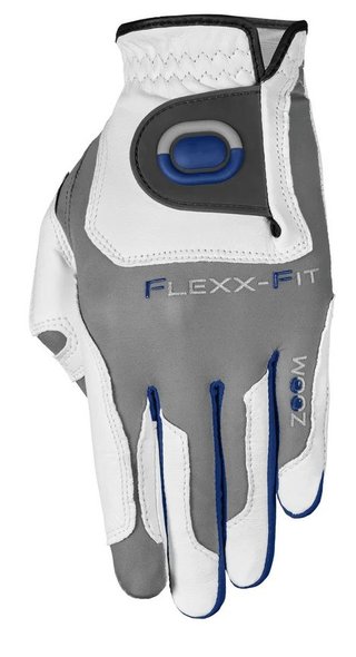 Zoom Tour Herren Handschuh, weiss/silber/blau