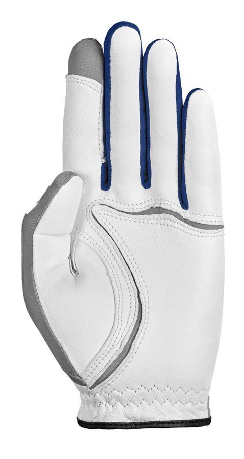 Zoom Tour Herren Handschuh, weiss/silber/blau