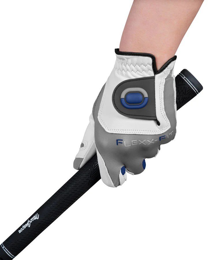 Zoom Tour Herren Handschuh, weiss/silber/blau