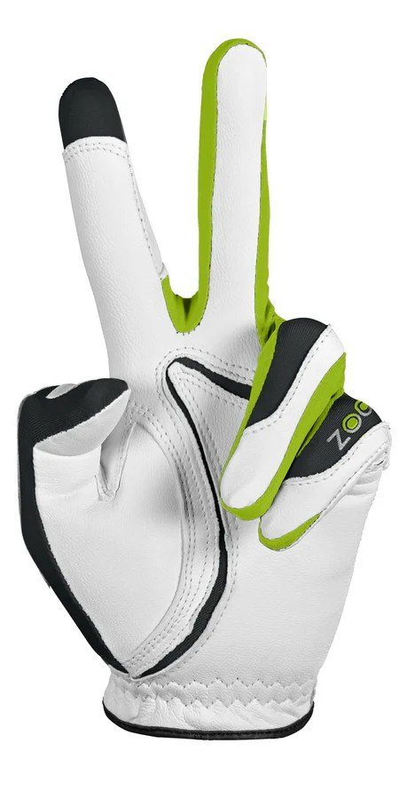 Zoom Tour Herren Handschuh, weiss/grau/grün