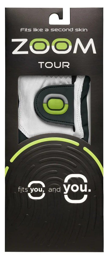 Zoom Tour Herren Handschuh, weiss/grau/grün
