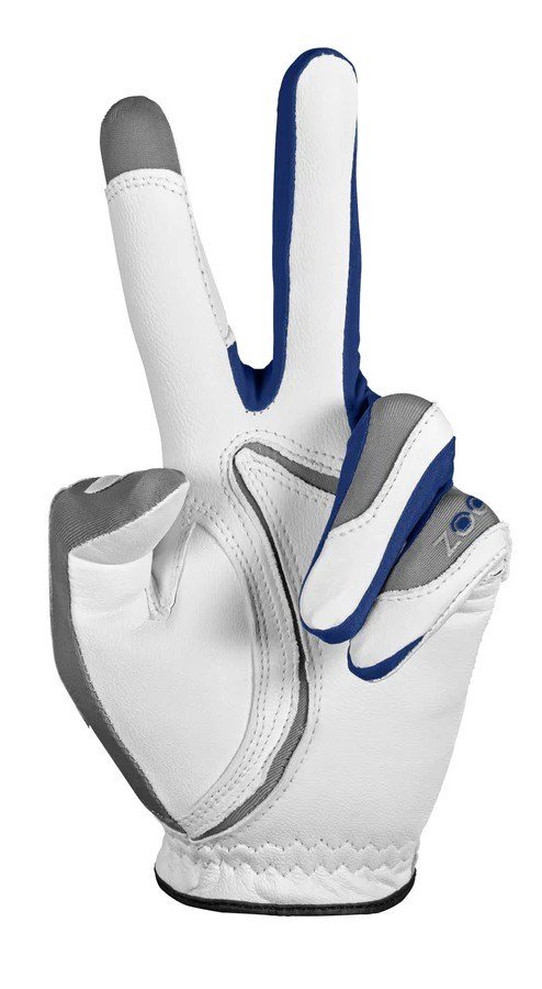 Zoom Tour Damen Handschuh, weiss/grau/blau