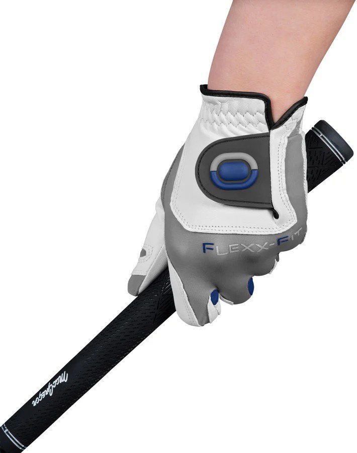 Zoom Tour Damen Handschuh, weiss/grau/blau