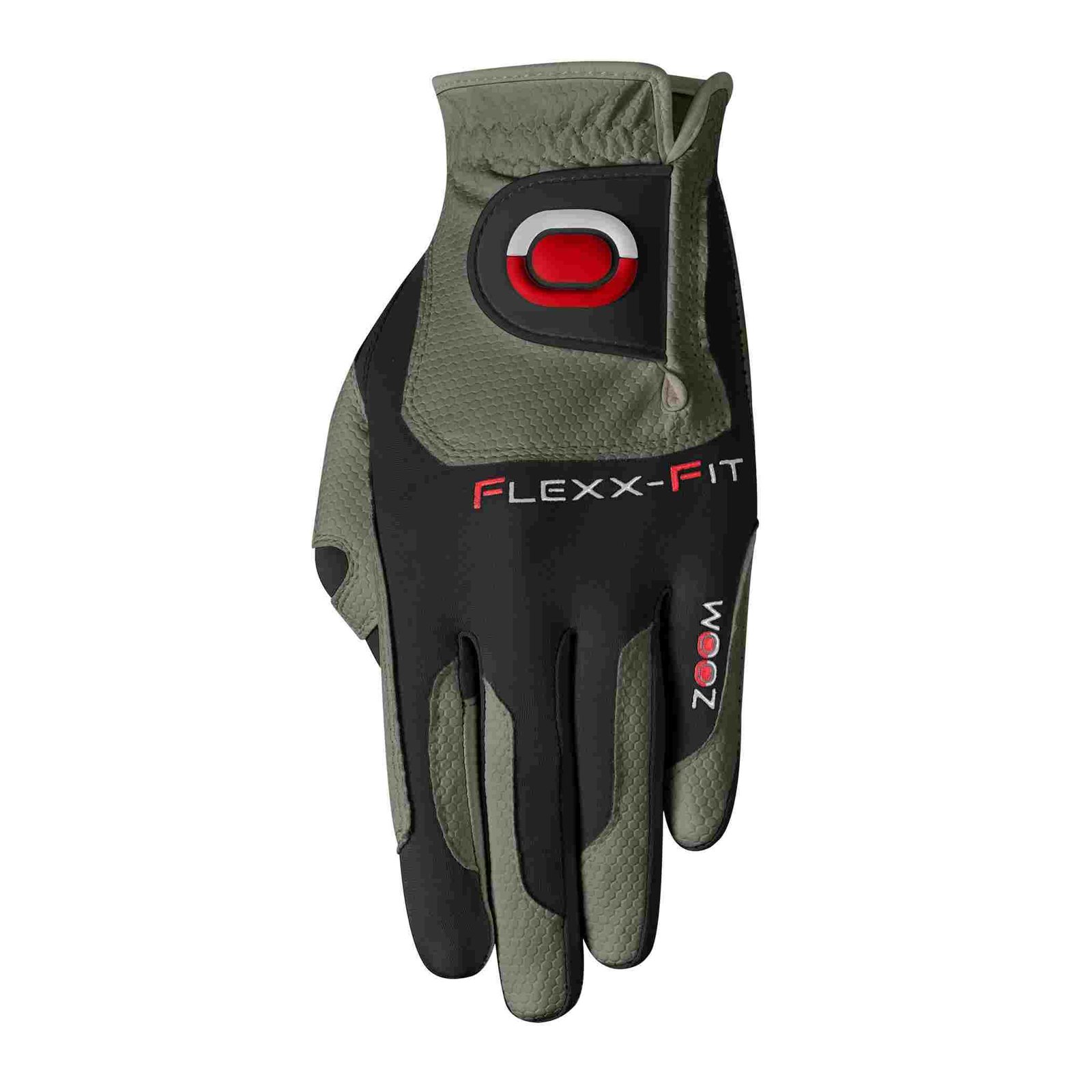 Zoom Weather Herren Handschuh, grau/schwarz/rot