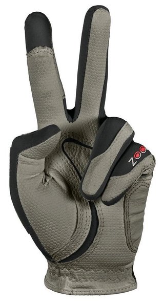 Zoom Weather Herren Handschuh, grau/schwarz/rot