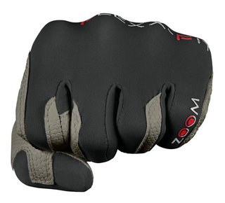 Zoom Weather Herren Handschuh, grau/schwarz/rot