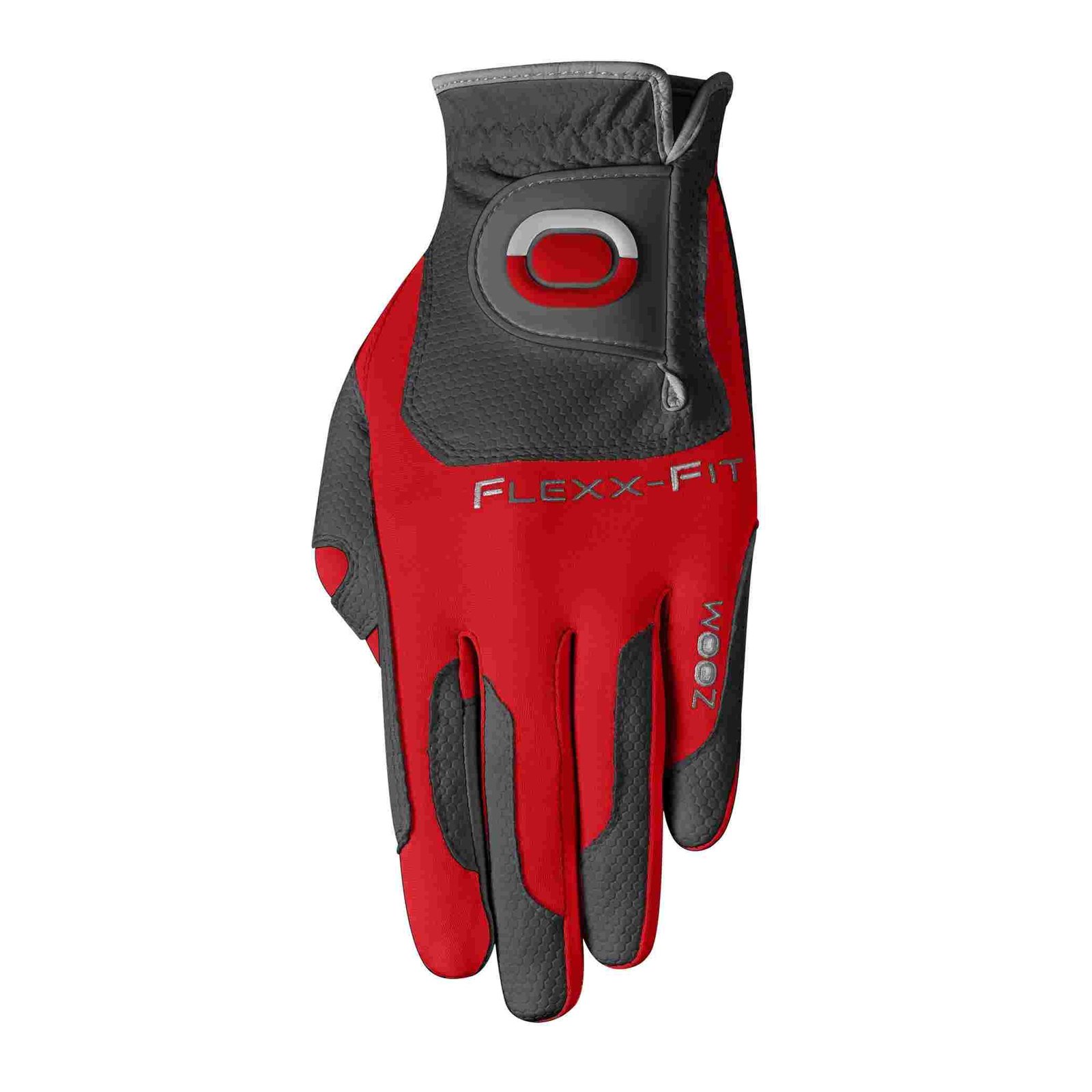 Zoom Weather Herren Handschuh, grau/rot