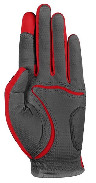 Zoom Weather Herren Handschuh, grau/rot