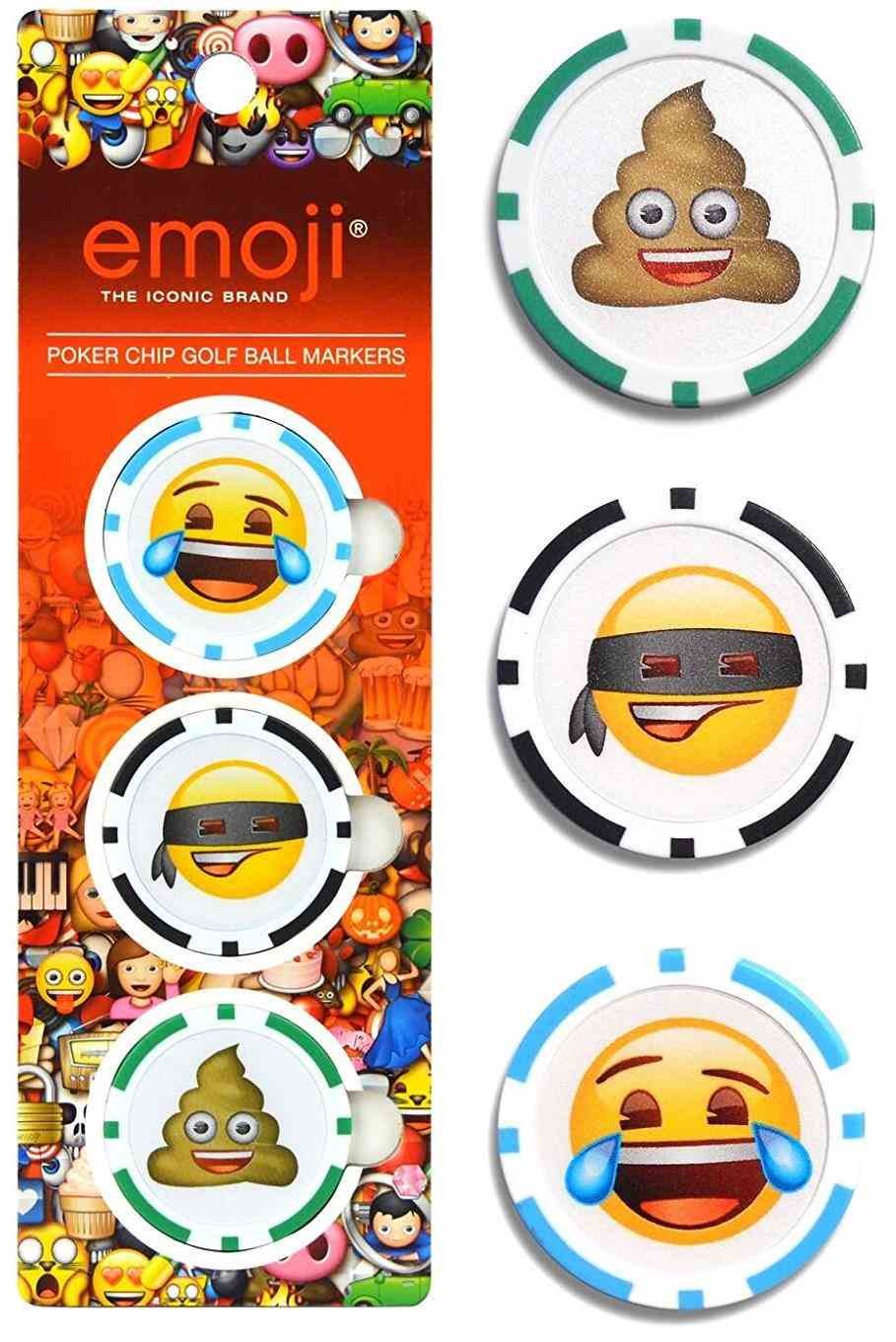 Emoji Poker Chips Ballmarker