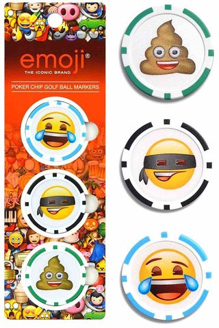 Emoji Poker Chips Ballmarker