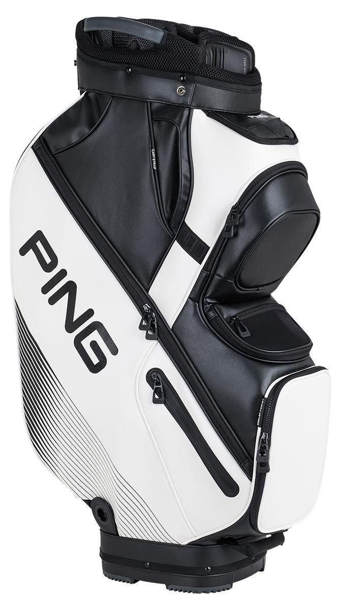 Ping DLX Trolley Cart Bag, weiss