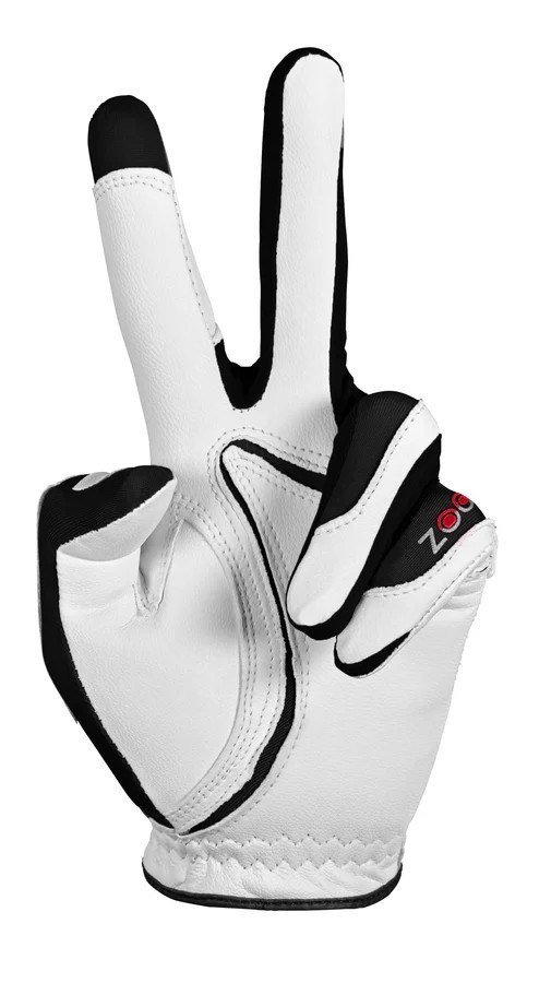 Zoom Tour Damen Handschuh, weiss/schwarz/rot