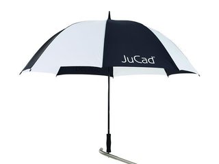 JuCad Golfschirm 68", schwarz/weiss