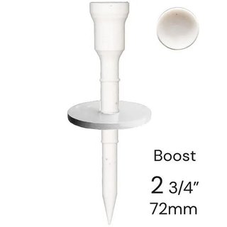 Lignum Tee Plastiktees 72mm, 10Stk., weiss + Disc