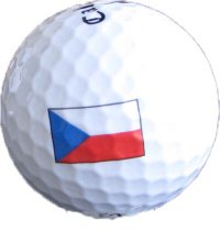 Callaway HX Diablo Tour golf balls, Czech flag, 1 ball