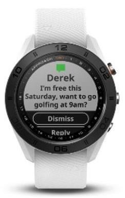 Garmin Approach S60 White Lifetime GPS Smartwatch