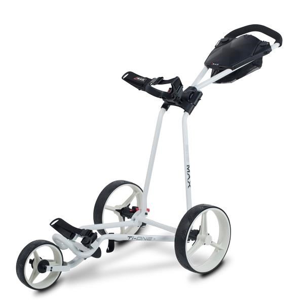 Big Max TI ONE Dreirad Golftrolley, weiss