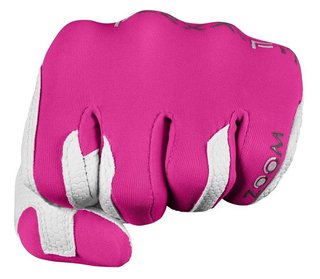 Zoom Zoom Weather Damen Golfhandschuh, weiß/fuchsia
