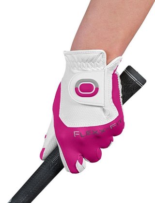 Zoom Zoom Weather Damen Golfhandschuh, weiß/fuchsia