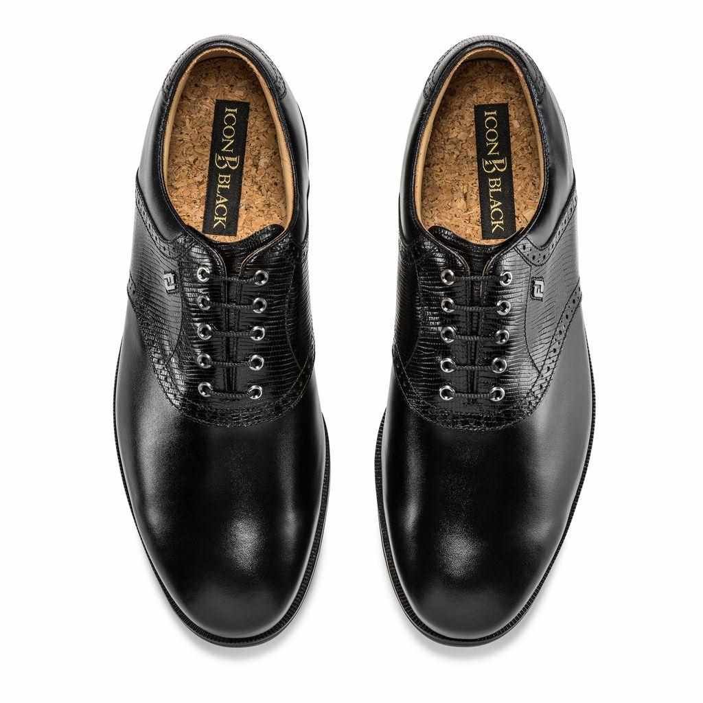 FootJoy Icon Herren Golfschuhe, schwarz