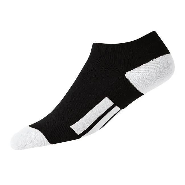 FootJoy ProDry Low Cut Kindersocken, 1Paar, schwarz/weiss