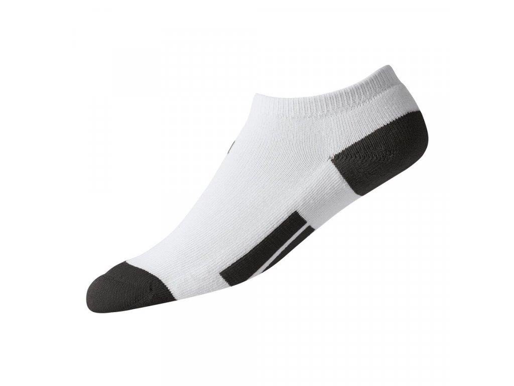FootJoy ProDry Low Cut Kindersocken, 1Paar, weiss/schwarz