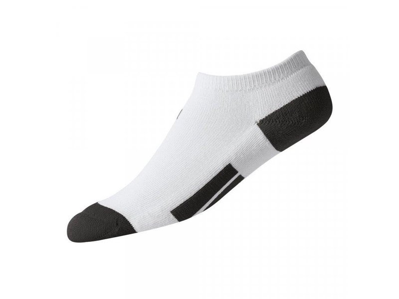 FootJoy ProDry Low Cut Kindersocken, 1Paar, weiss/schwarz