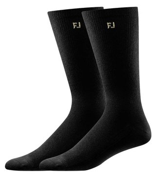 FootJoy ProDry Crew Herren Kurzsocken, 2Paar, schwarz