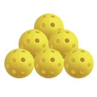 Longridge Yellow Airflow Trainingsbälle, 6Stk.
