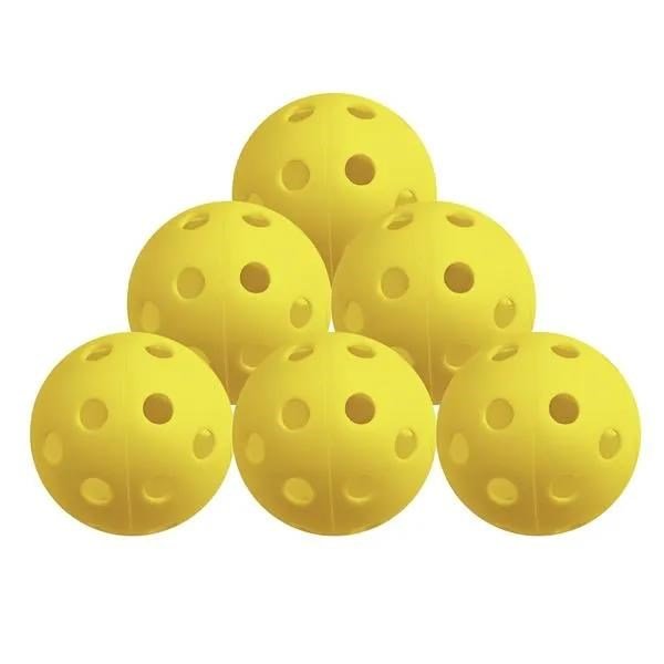 Longridge Yellow Airflow Trainingsbälle, 6Stk.