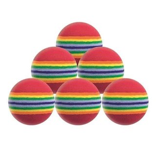 Longridge Multi-Coloured Foam Trainingsbälle, 6Stk.