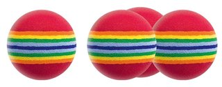 Longridge Multi-Coloured Foam Trainingsbälle, 6Stk.