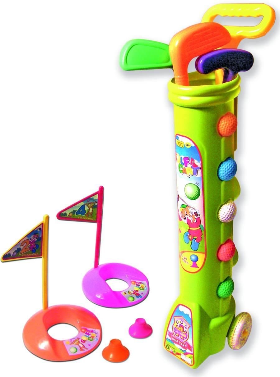 Longridge Deluxe Junior Plastic Golfset mit Trolleybag