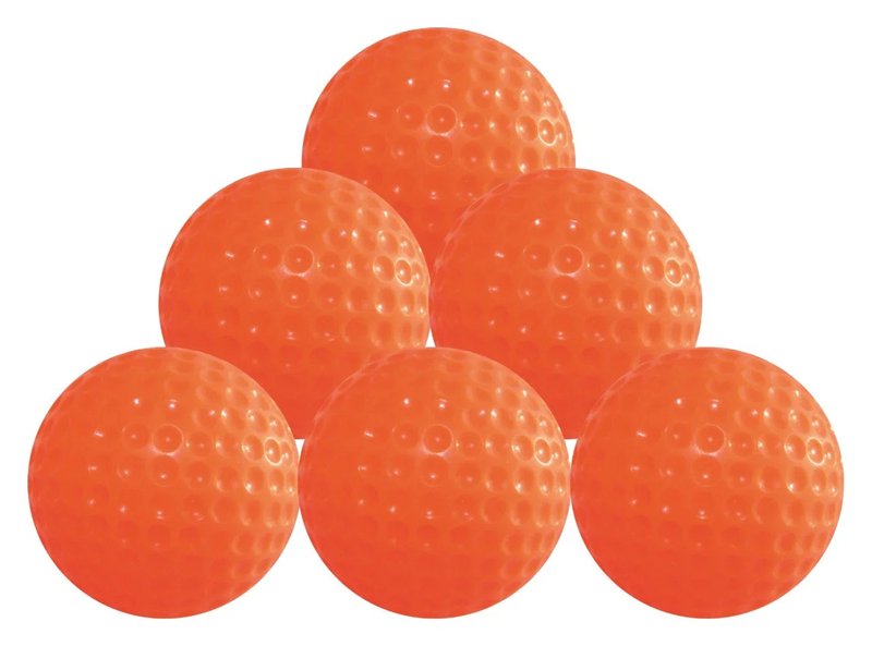 Longridge Jelly Practice Trainingsbälle, orange, 6Stk.