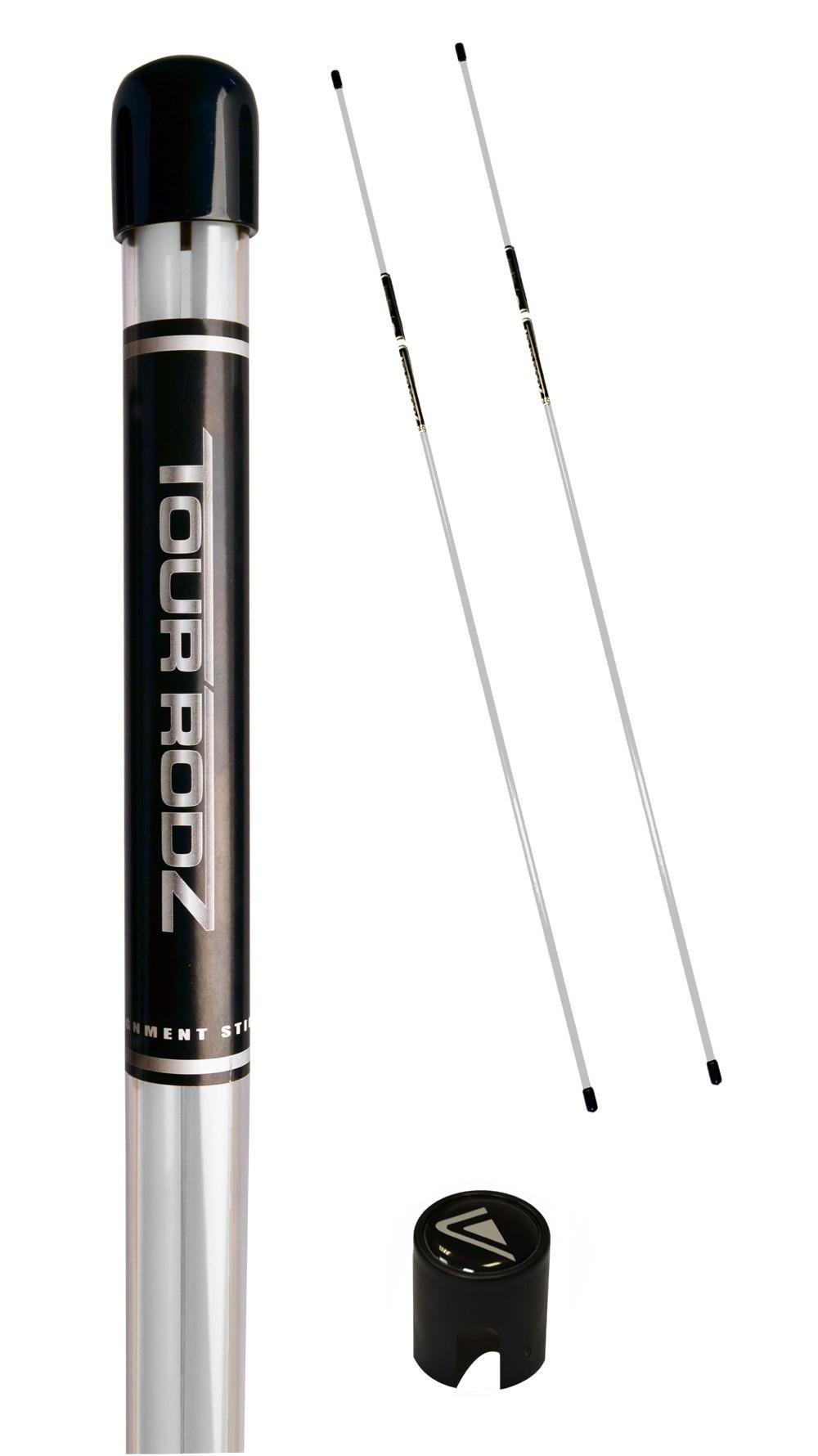 Longridge Tour Rods Trainingsschläger, weiss, 2Stk.