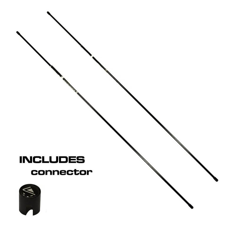 Longridge Tour Rods Trainingsschläger, weiss, 2Stk.