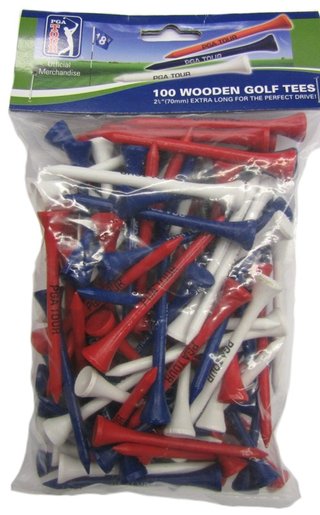 PGA TOUR Color Holztees 70 mm / 100 St.