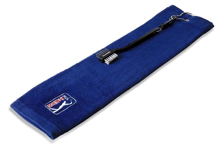 PGA TOUR Golf Handtuch + Bürste