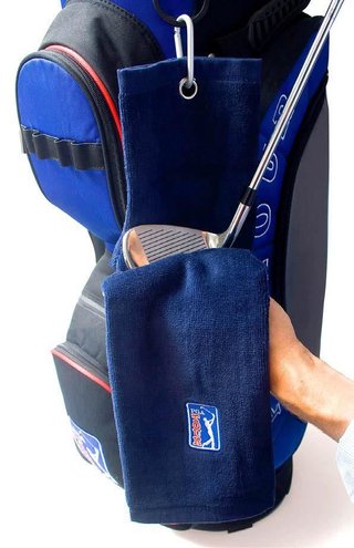 PGA TOUR Golf Handtuch + Bürste