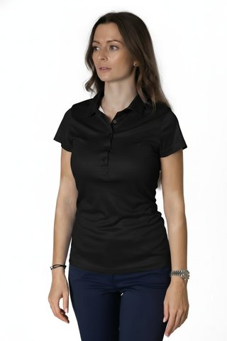 Tony Trevis Ladies Polo, Schwarz