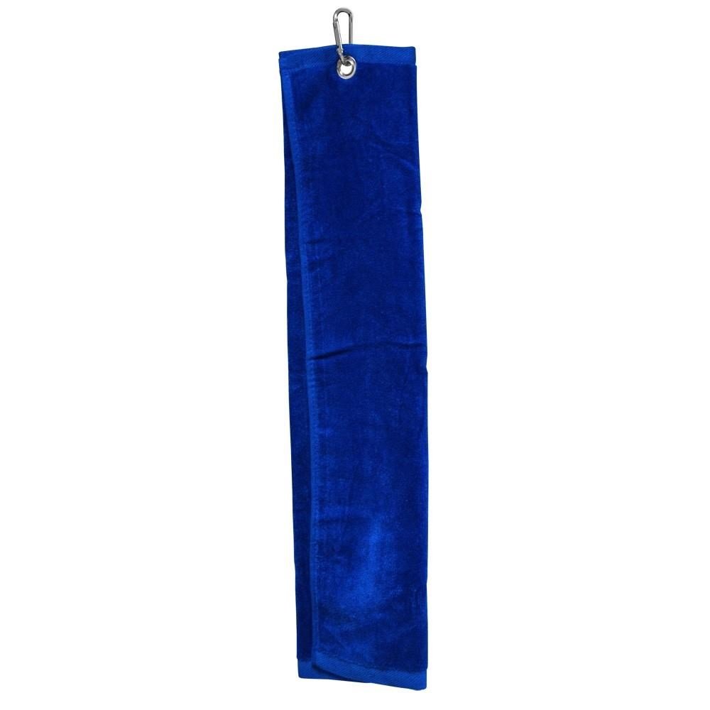 Longridge Luxury Three Fold Golf Handtuch, blau