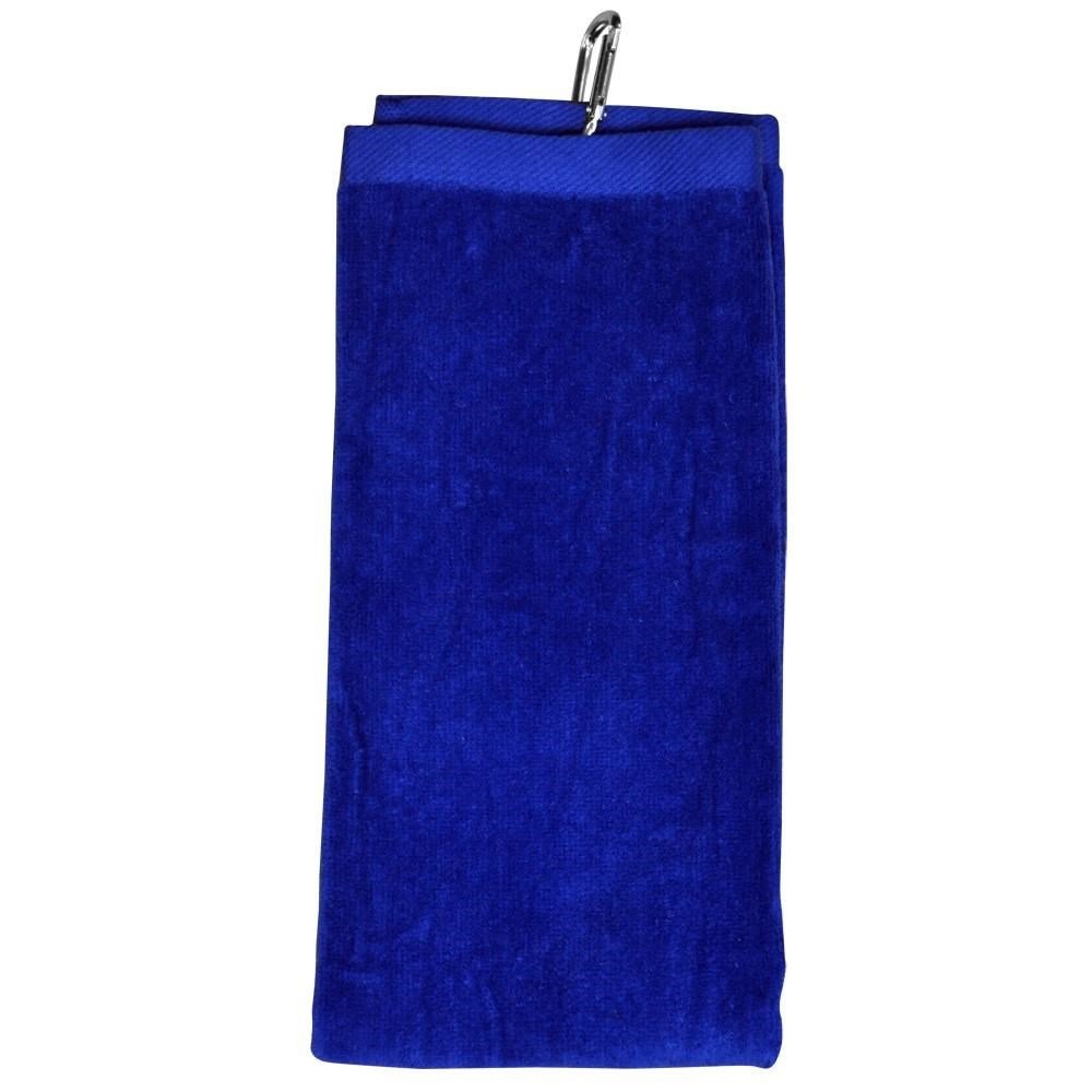 Longridge Luxury Three Fold Golf Handtuch, blau