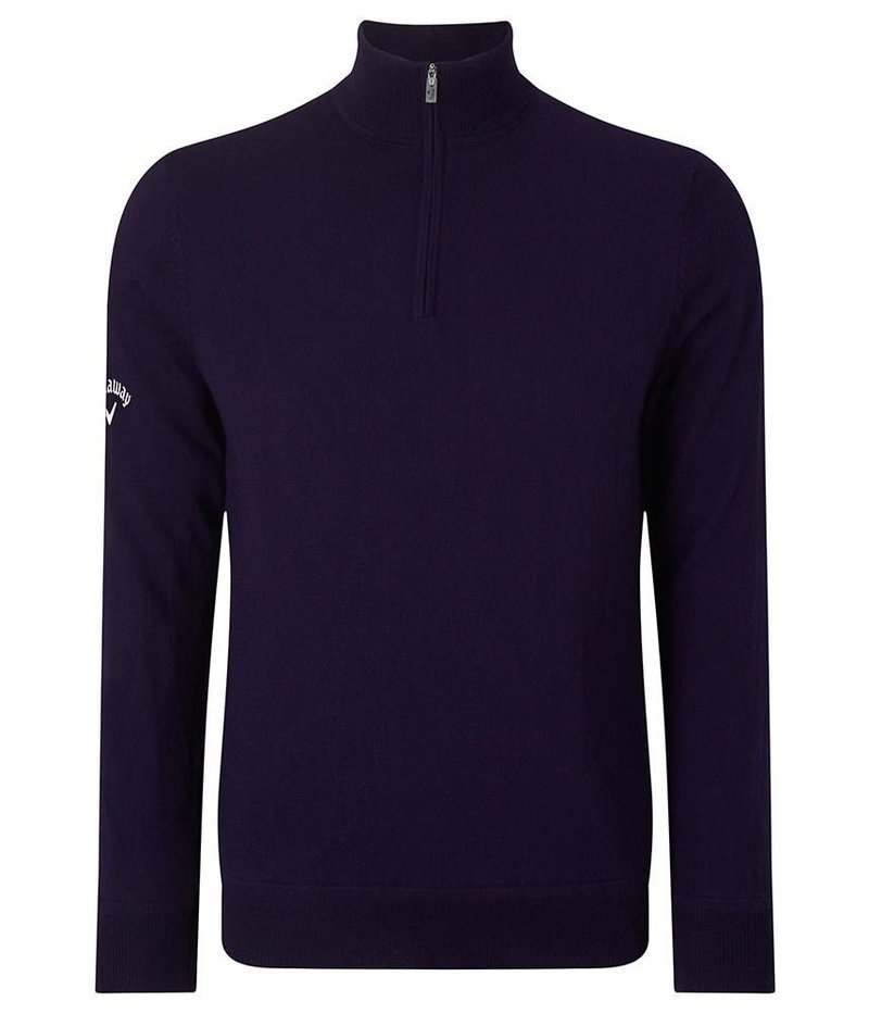 Callaway Windstopper 1/4 Zip Herren Pullover, dunkelblau