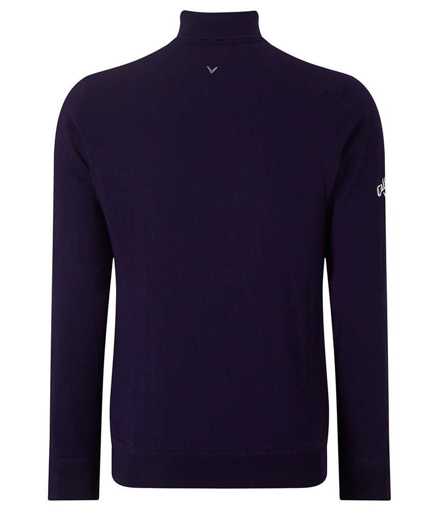 Callaway Windstopper 1/4 Zip Herren Pullover, dunkelblau