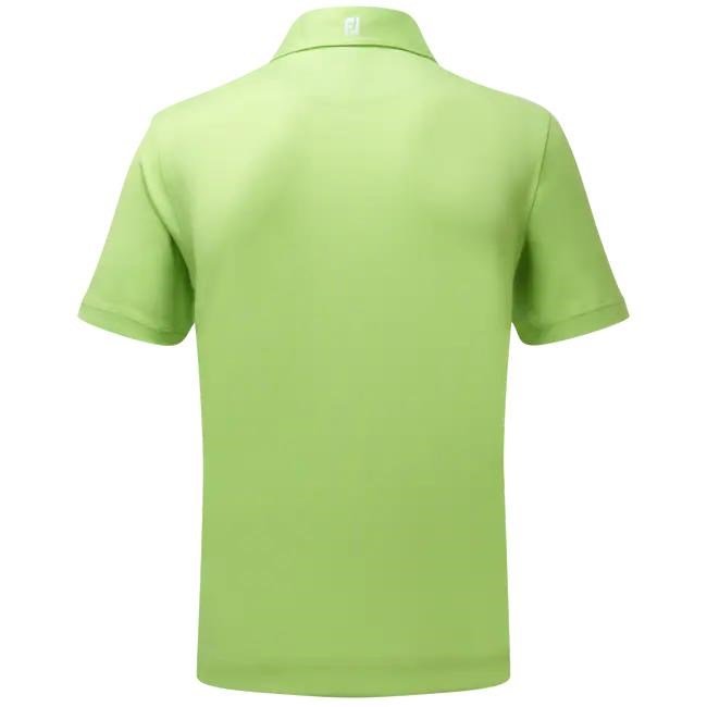 FootJoy Stretch Pique Solid Athletic Fit Herren Poloshirt, limette