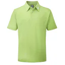 FootJoy Stretch Pique Solid Athletic Fit Herren Poloshirt, limette