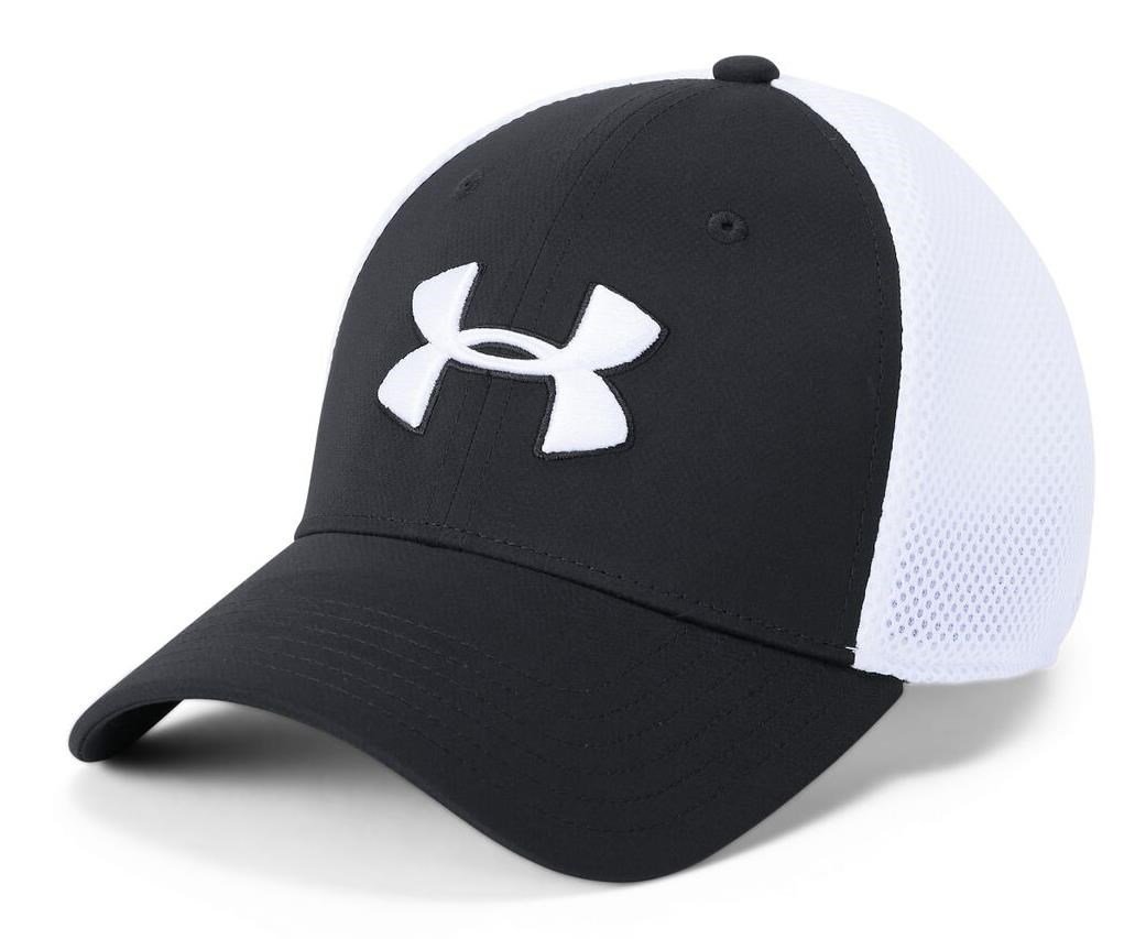 Under Armour Microthread Mesh Herren Golf Cap, schwarz