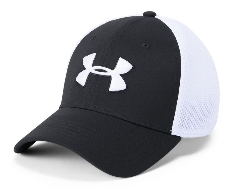Under Armour Microthread Mesh Herren Golf Cap, schwarz