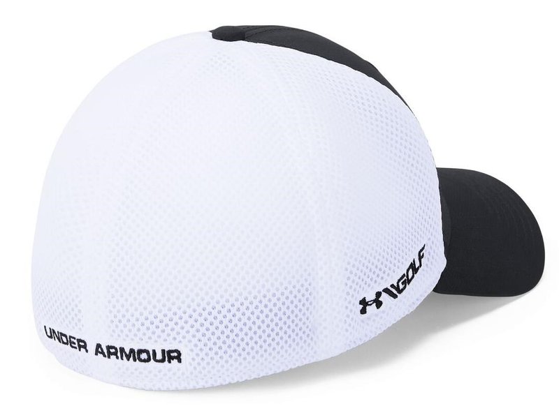 Under Armour Microthread Mesh Herren Golf Cap, schwarz