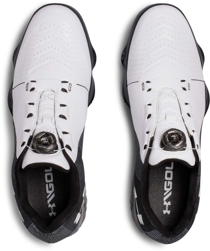 Under Armour Spieth 2 BOA Herren Golfschuhe, weiss/schwarz